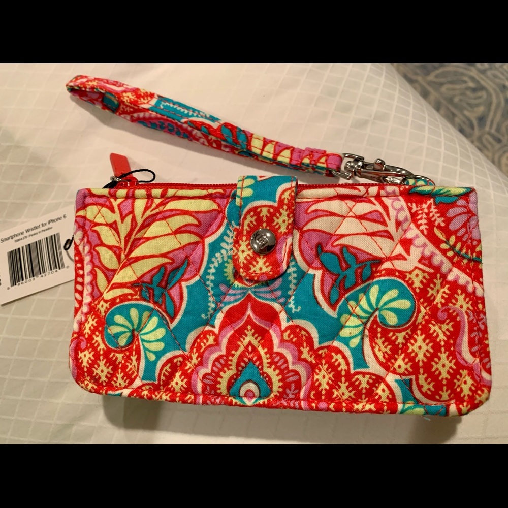 NWT Vera Bradley Wallet Wristlet Paisley Paradise